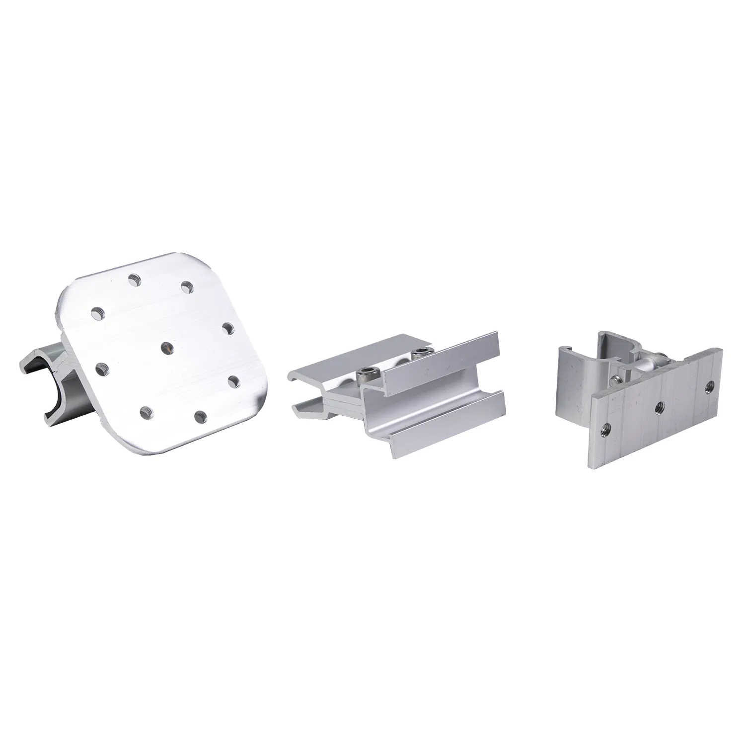 6005 Aluminum Solar Panel Mounting Brackets MID Clamp End Clamp
