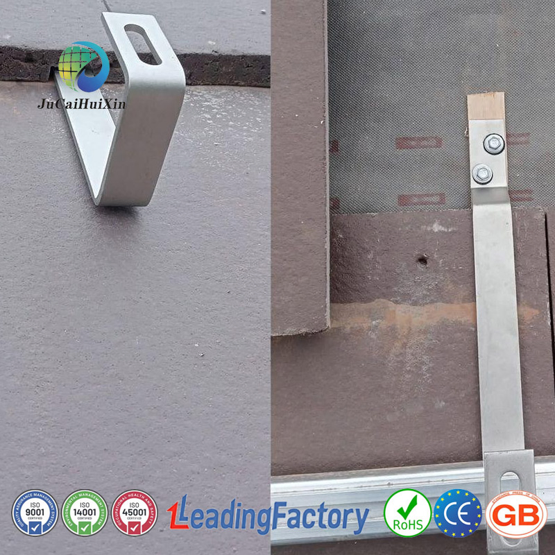 Jchx-CE Adjustable Solar Tile Bracket Roof J Hook Solar