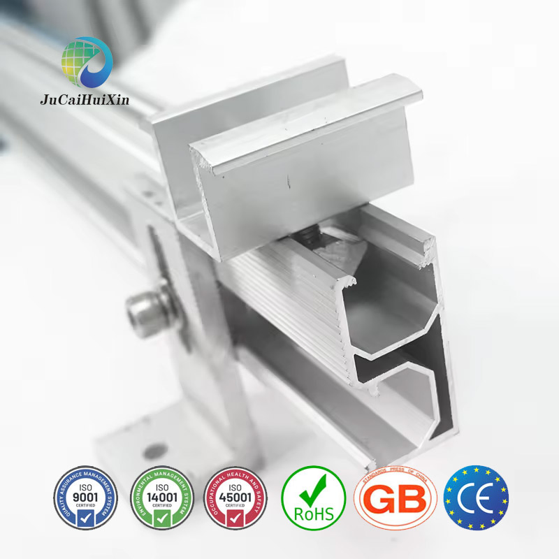 Customizable Aluminum Profile Solar Panel Rail for Roof Solar Mounting System
