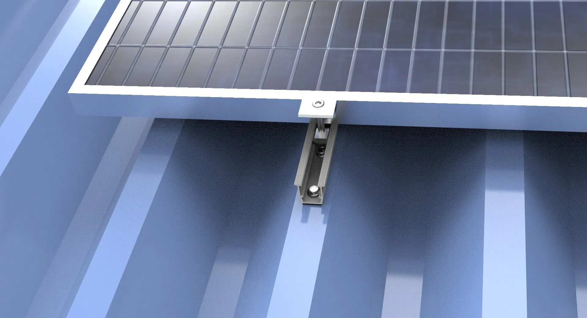 Solar Panel Mounting Rail PV Module Bracket for Metal Roof