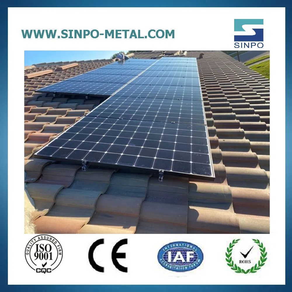 Weather-Resistant Tile Roof Solar Stand Bracket