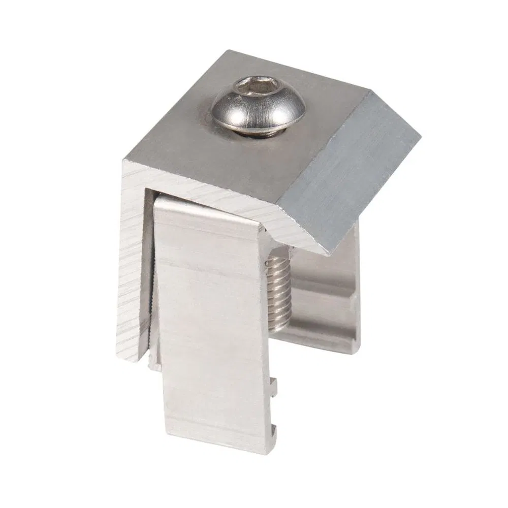 Solar PV Mounting Systems Customized Pole Mount Bracket for Metal Roof