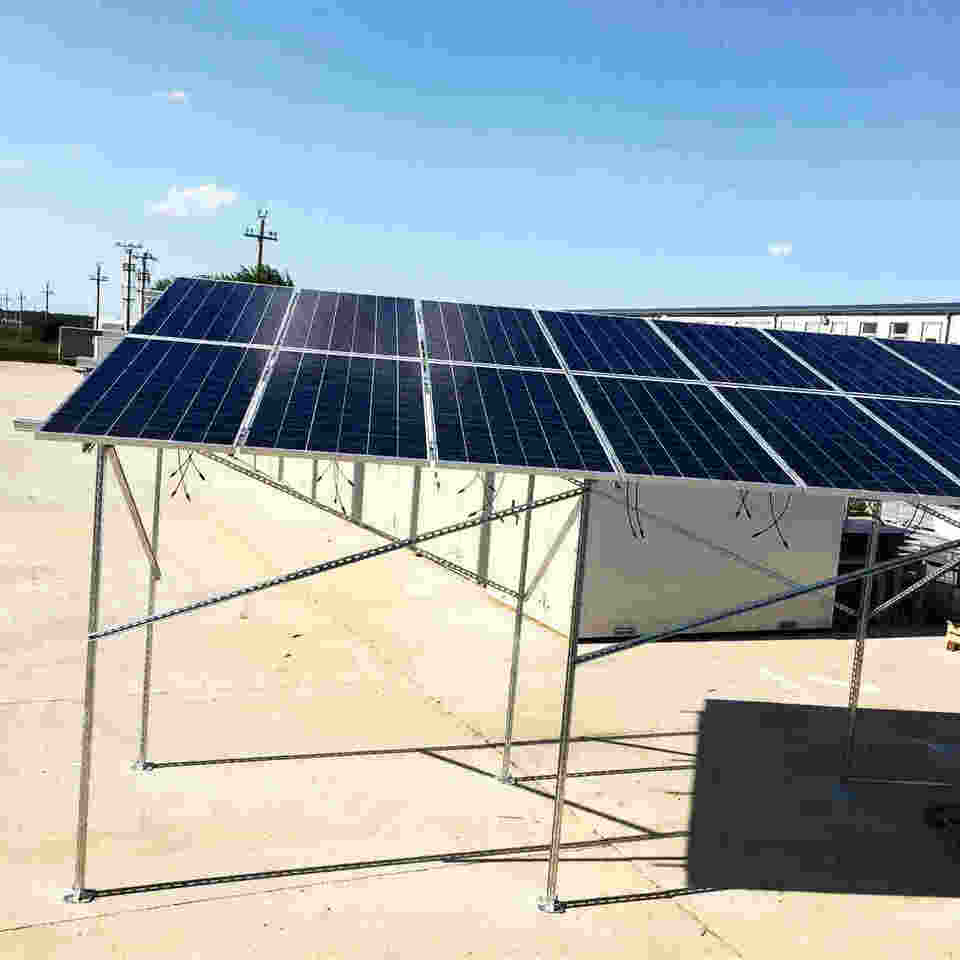 Steel Solar Panel Installation Bracket PV Ground Mounting Ground Solar Panel Bracket Support Structure