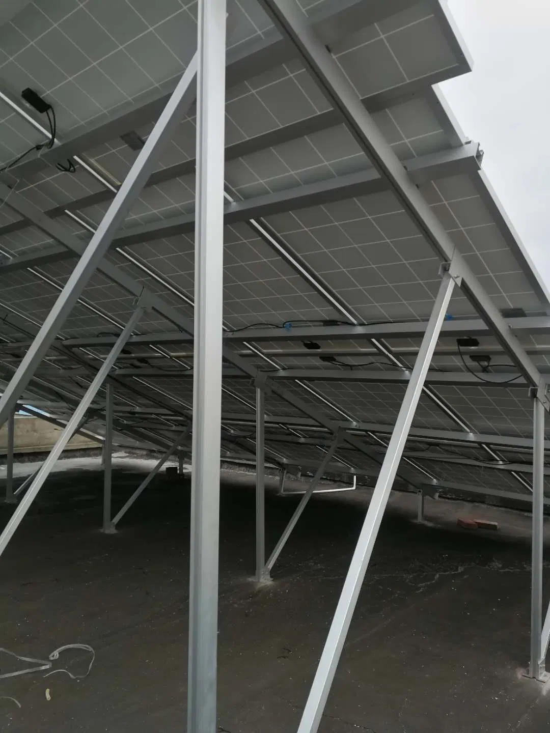 Solar Bracket Mounting System 2 Rows with Landscape for PV Panel Roof Solar System