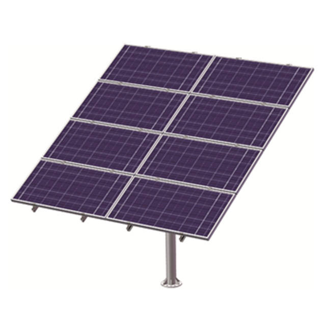 Wanhos Solar Ground Pole Mounting System Steel Q235 Single Pole Bracket