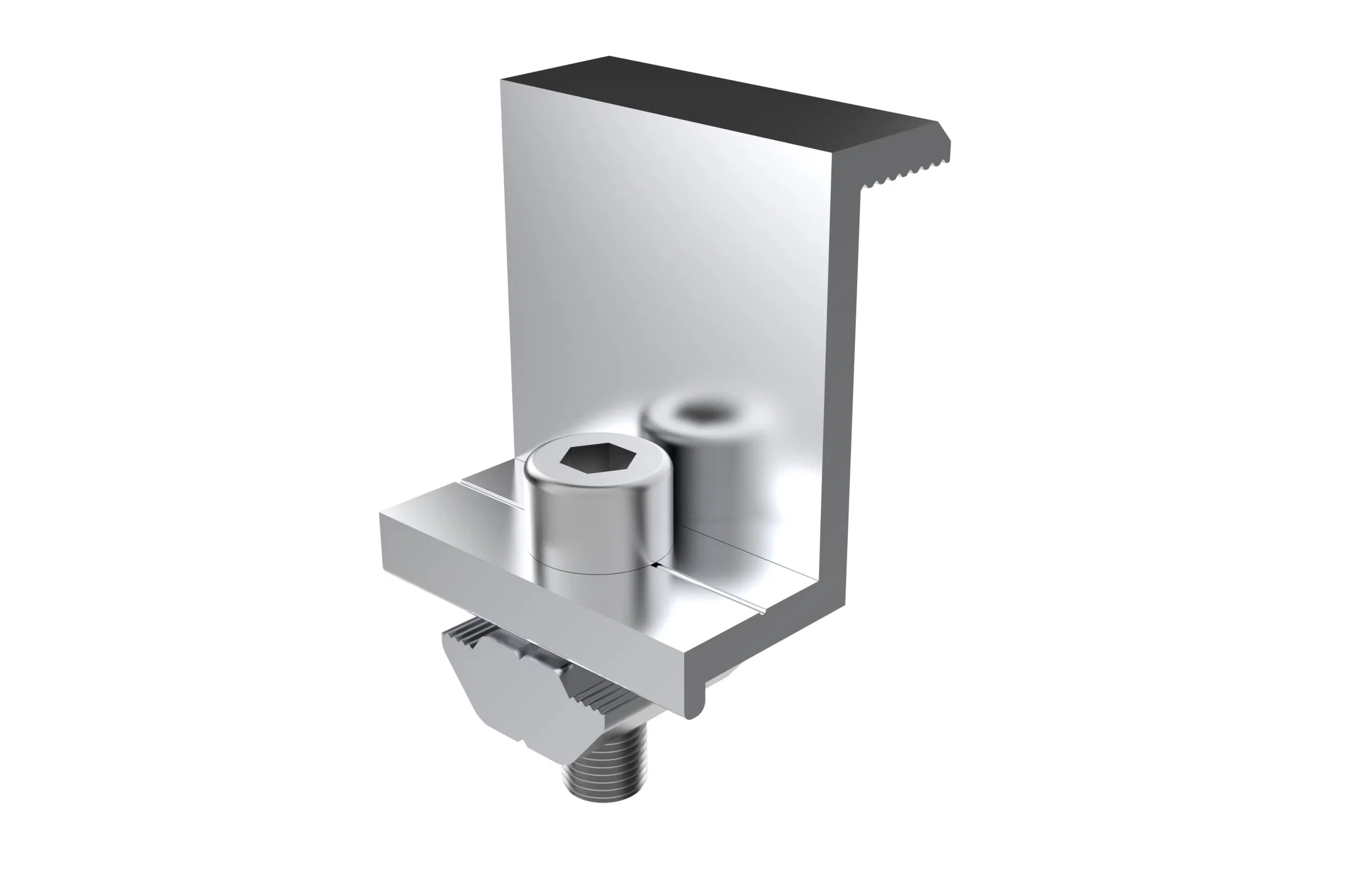 Weather Resistant L Foot Bracket Roof Solar L-Bracket for PV Connection Systems