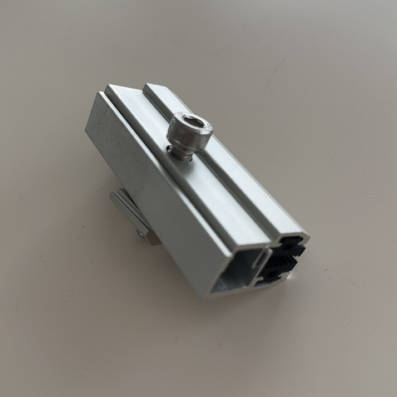 Lightweight Frameless Solar Panel Mounting End Clamp for Solar Roof Installations