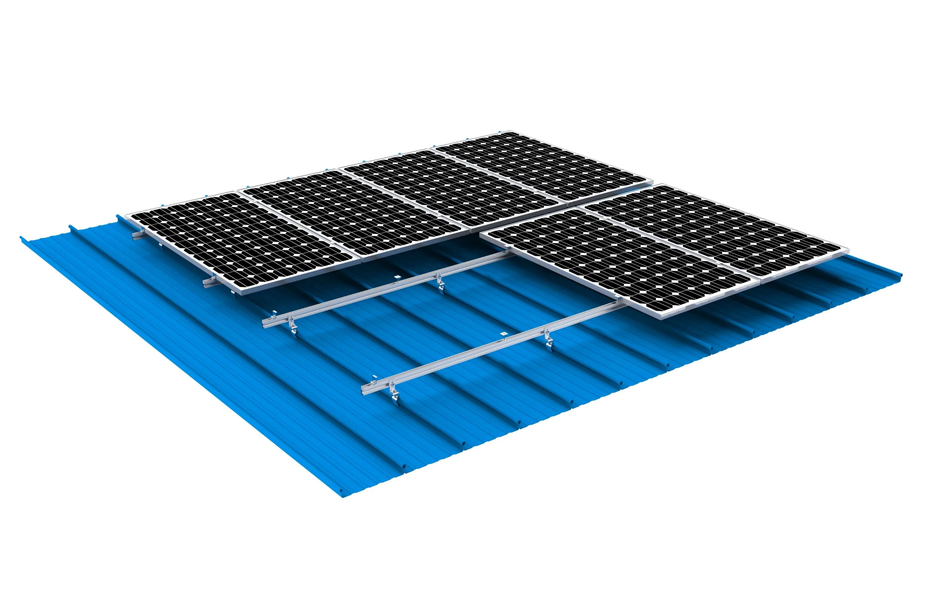 Lightweight Outdoor Durability Rooftop Solar Mounting for Industrial PV Systems