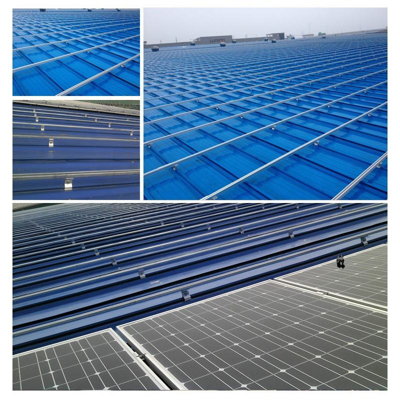 Wholesale Solar Roof Mounting System Standing Seam Without Punching Solar Bracket