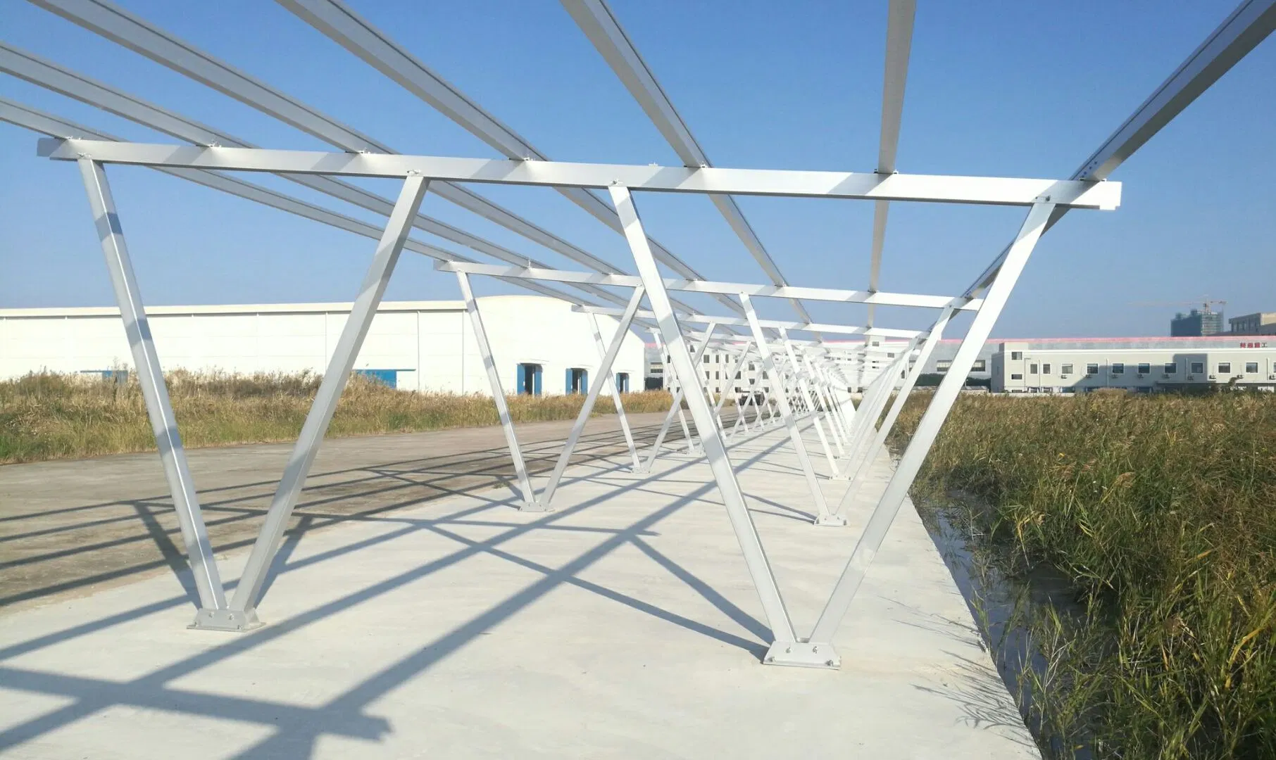 Post Aluminium Aluminum Ground Mount System Z Brackets Panels Solar Panel Mounting Bracket OEM