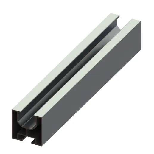 Solar Panel Mounting Anodized Aluminum Rail for Rooftop Solar Racking System