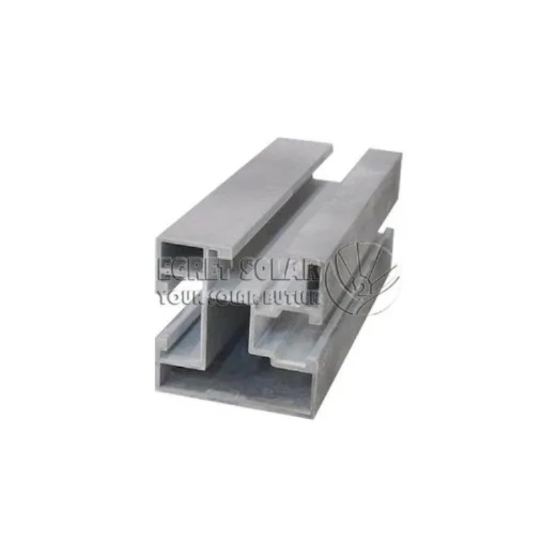 Solar Aluminum Rail PV Panel Mounting System Installation Aluminum Profile