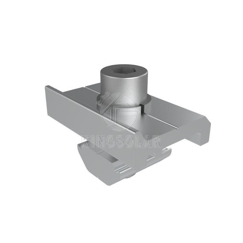 Solar Panel MID Clamp Manufacturer MID and End Clamps for Solar Panels Aluminum Mounting Bracket
