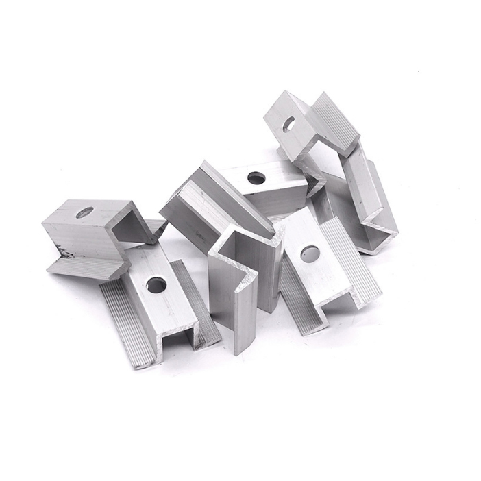 Solar Kits 35mm Solar Panel Aluminum MID Clamp End Clamp for Mounting