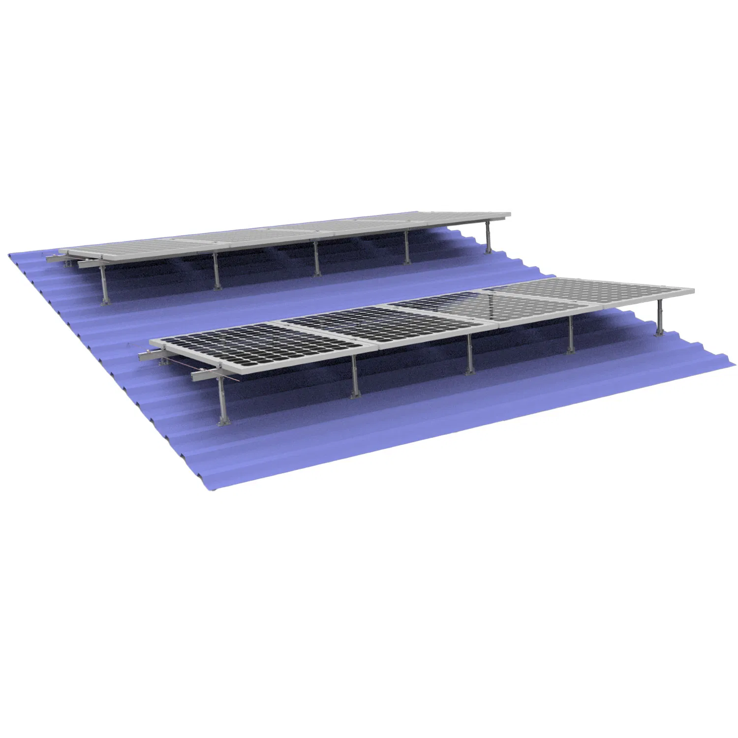 Solar Panel Support Photovoltaic Bracket Metal Roof Tilt Front Rear Leg