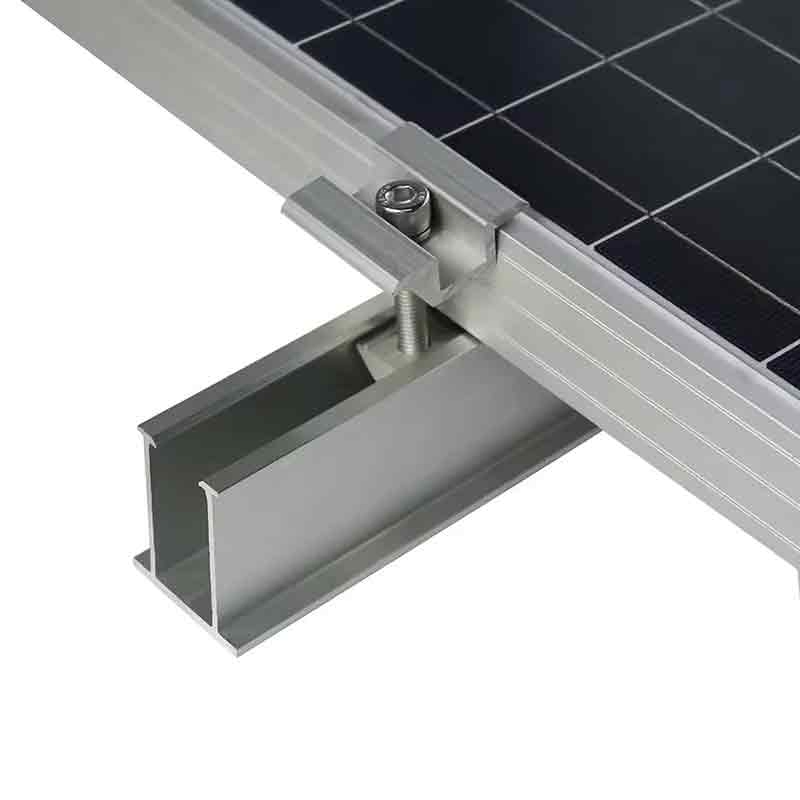 High-Strength Aluminum Solar Bracket MID-Clamp for PV Panel Fixing