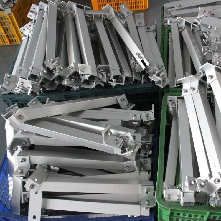Aluminum Alloy Solar Brackets Tilt Legs Adjustable Assembled Solar Bracket