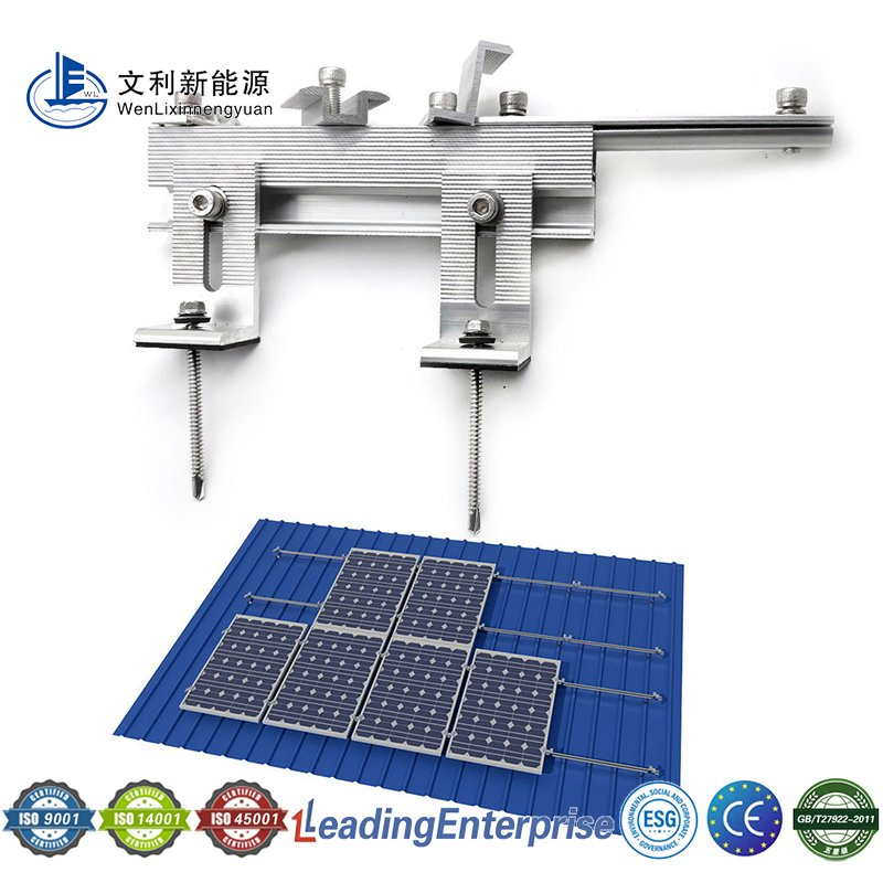 Lightweight High-Strength Solar Mount for Color Steel Roof