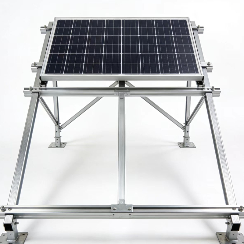 Clement Aluminum Solar Panel Tilt Mounting Bracket Kit Adjustable Leg