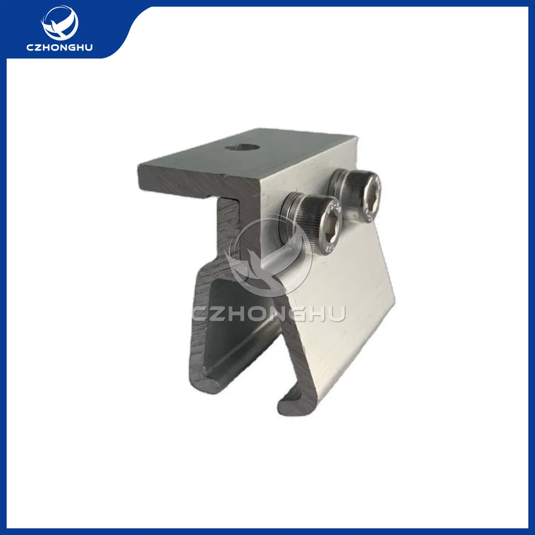 Czhonghu PV Solar Mounting Clamp China Distributor 58g 60g Weight Solar Panel Mounting Bracket Fixing Aluminum Alloy MID Clamp