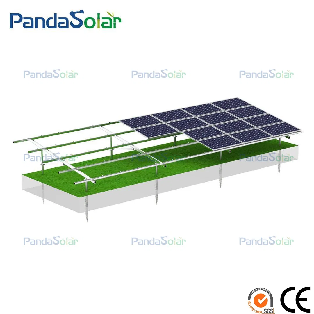 OEM Aluminum Metal Solar Roof Panel Ground Support Mount Mounting Bracket