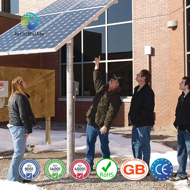 Carbon Steel Pole Mount Solar Panel Bracket Solar Panel Pole Bracket