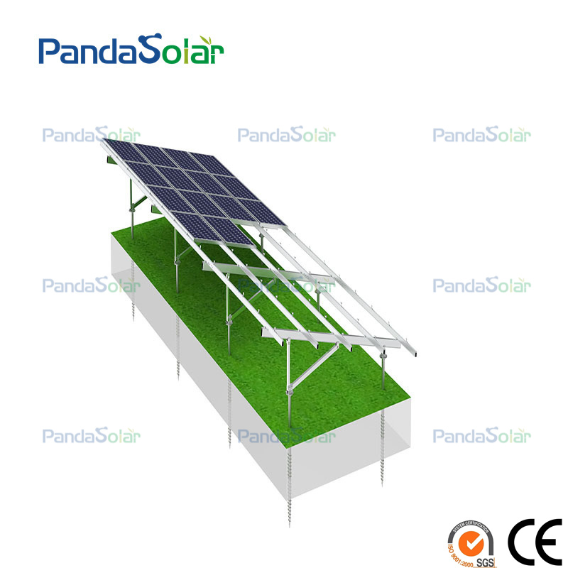 Premium Grade Aluminium Solar Panel Ground Mount Bracket by China Manufacturer Enhanced Stability Easy Installation