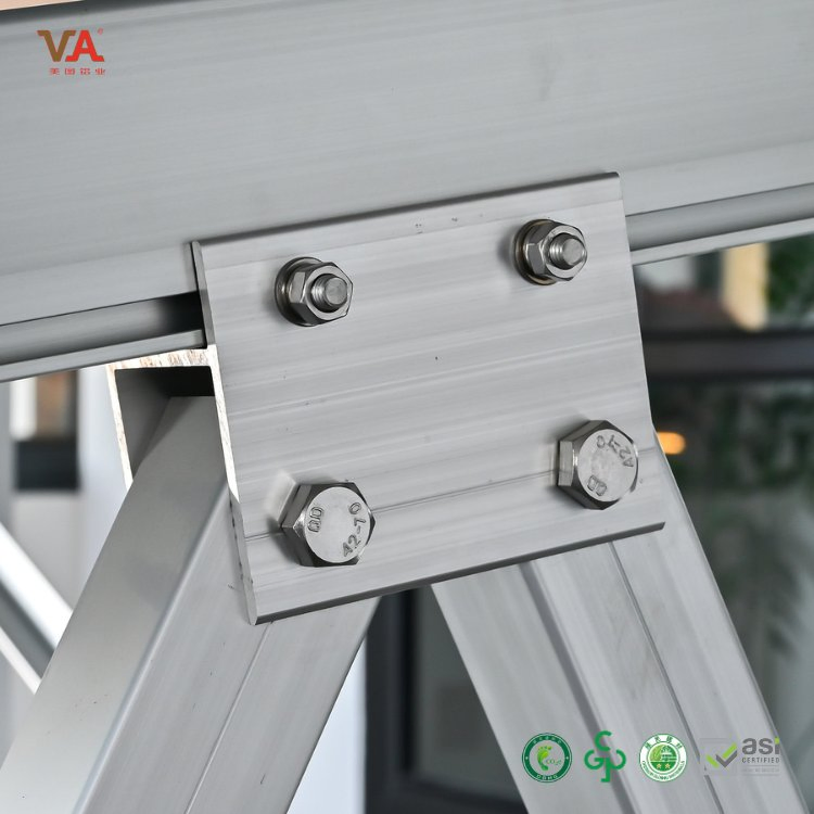 Aluminum Solar Panel Mounting Brackets with Adjustable Angle Design