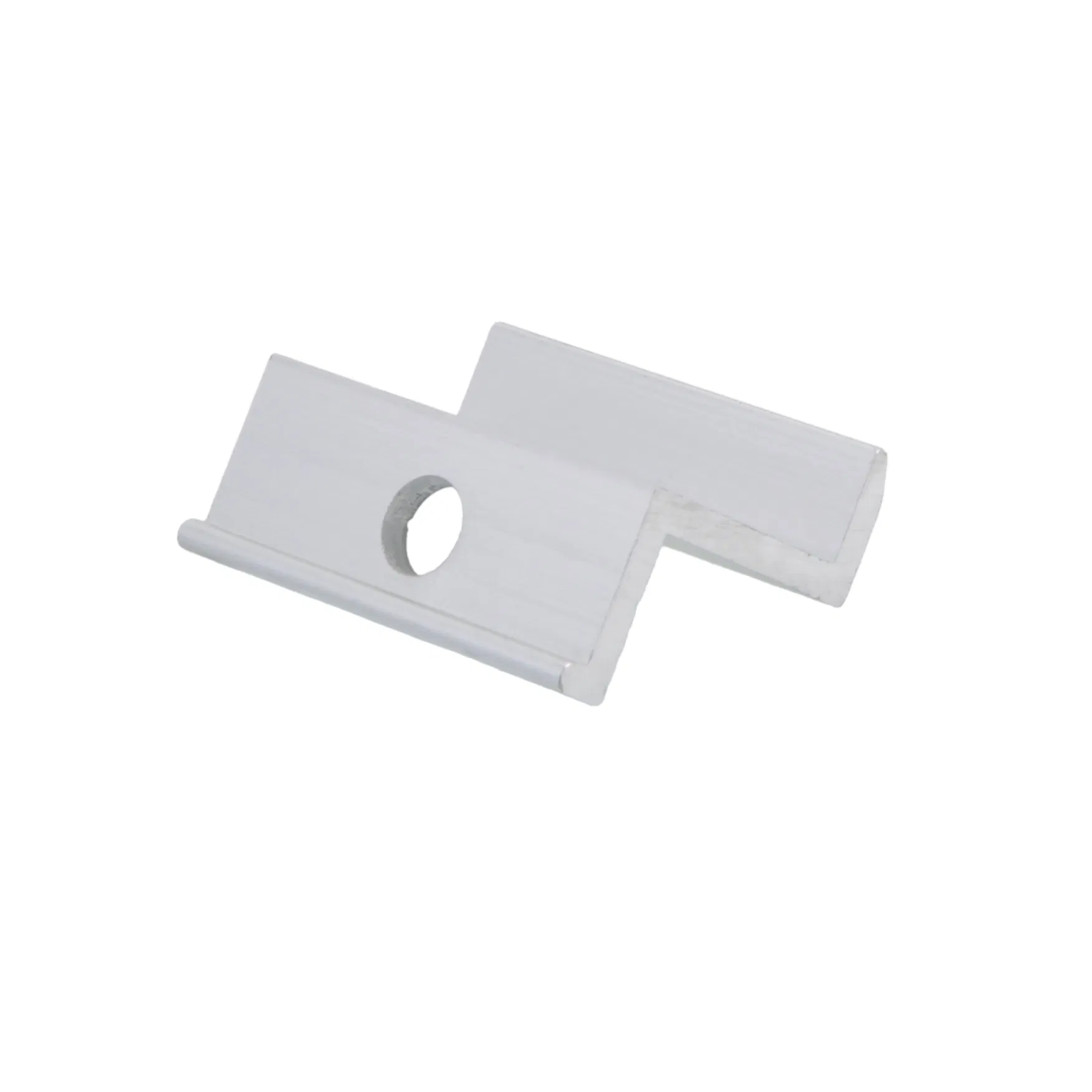 Lightweight Single Hole Aluminum Bracket for Solar End Clamps