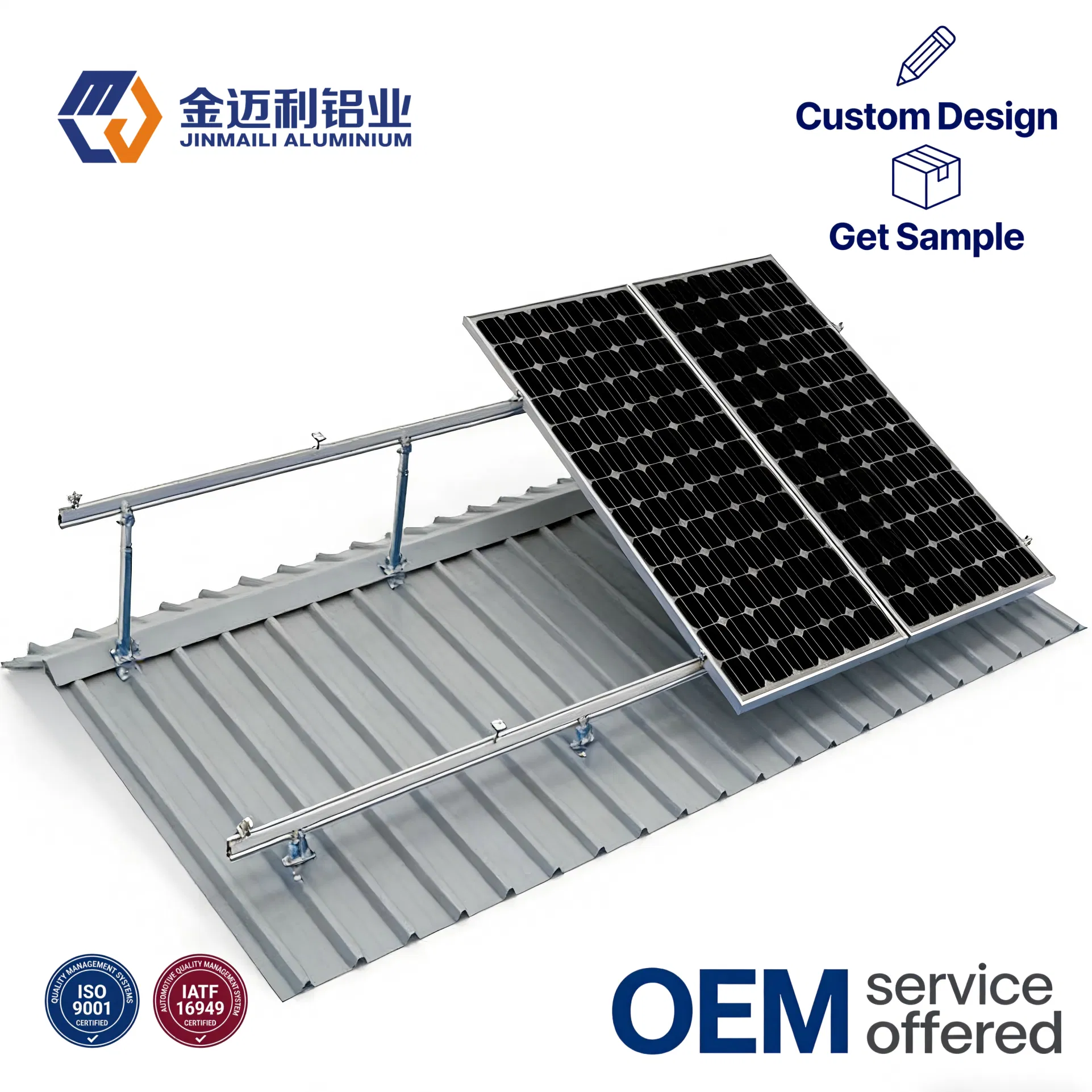 Lightweight Solar Roof Bracket for Easy and Fast Setup