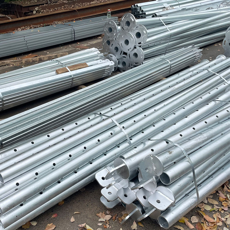 Sinpometal South Africa Anti Theft Ground Solar Mounting Bracket Farm Solar Power System Solar Panel Stand Aluminum Structure