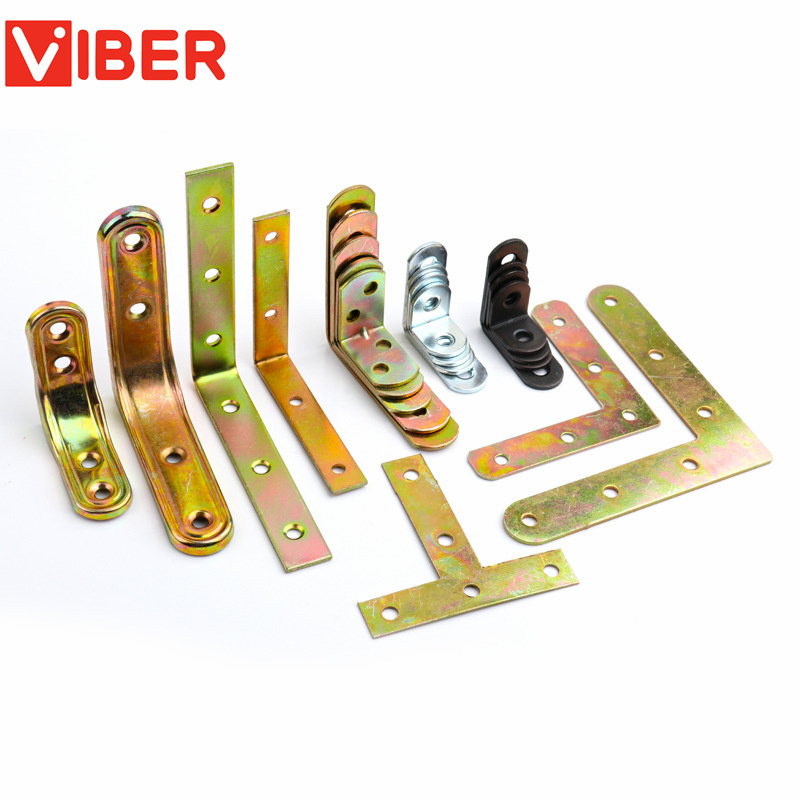 Durable High-Quality Steel Corner Angle Fasteners in Bulk