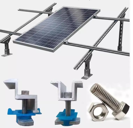 Jchx-OEM Aluminum Alloy 6005 Solar Panel Bracket End Clamps