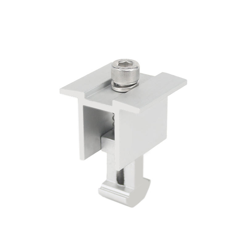 Factory Aluminum Adjustable MID Clamp and End Clamp for Solar Panel Installation Accessories