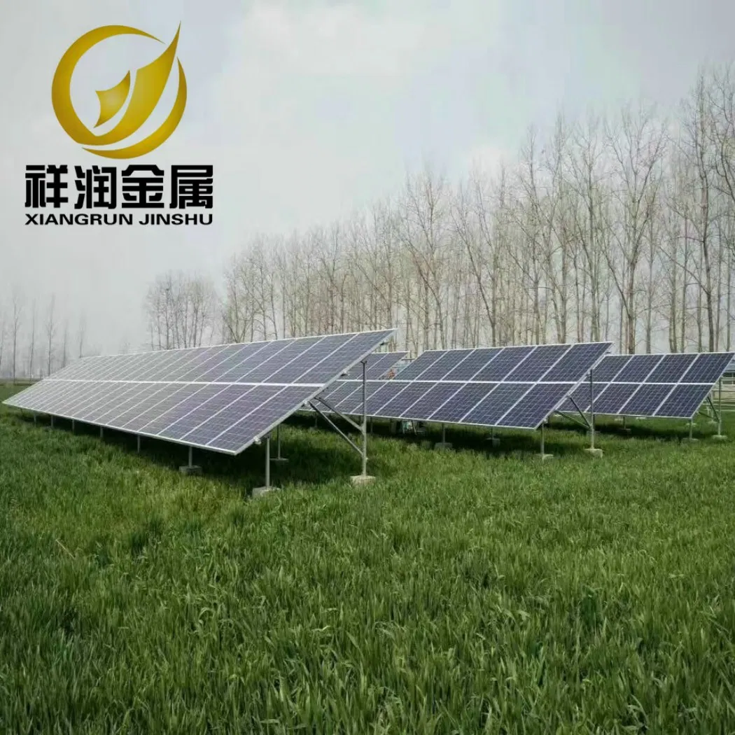 Tilt-Angle Adjustable Sturdy Storm-Proof Ground-Mounted Photovoltaic Solar Mounting Bracket