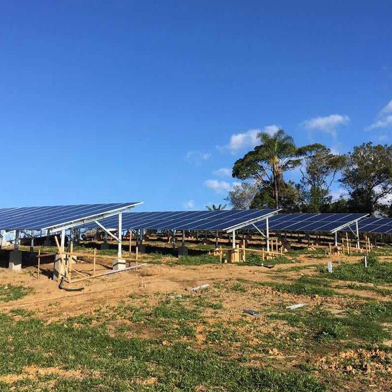 Aluminum Solar Bracket for Solar Panels Ground Mounting System