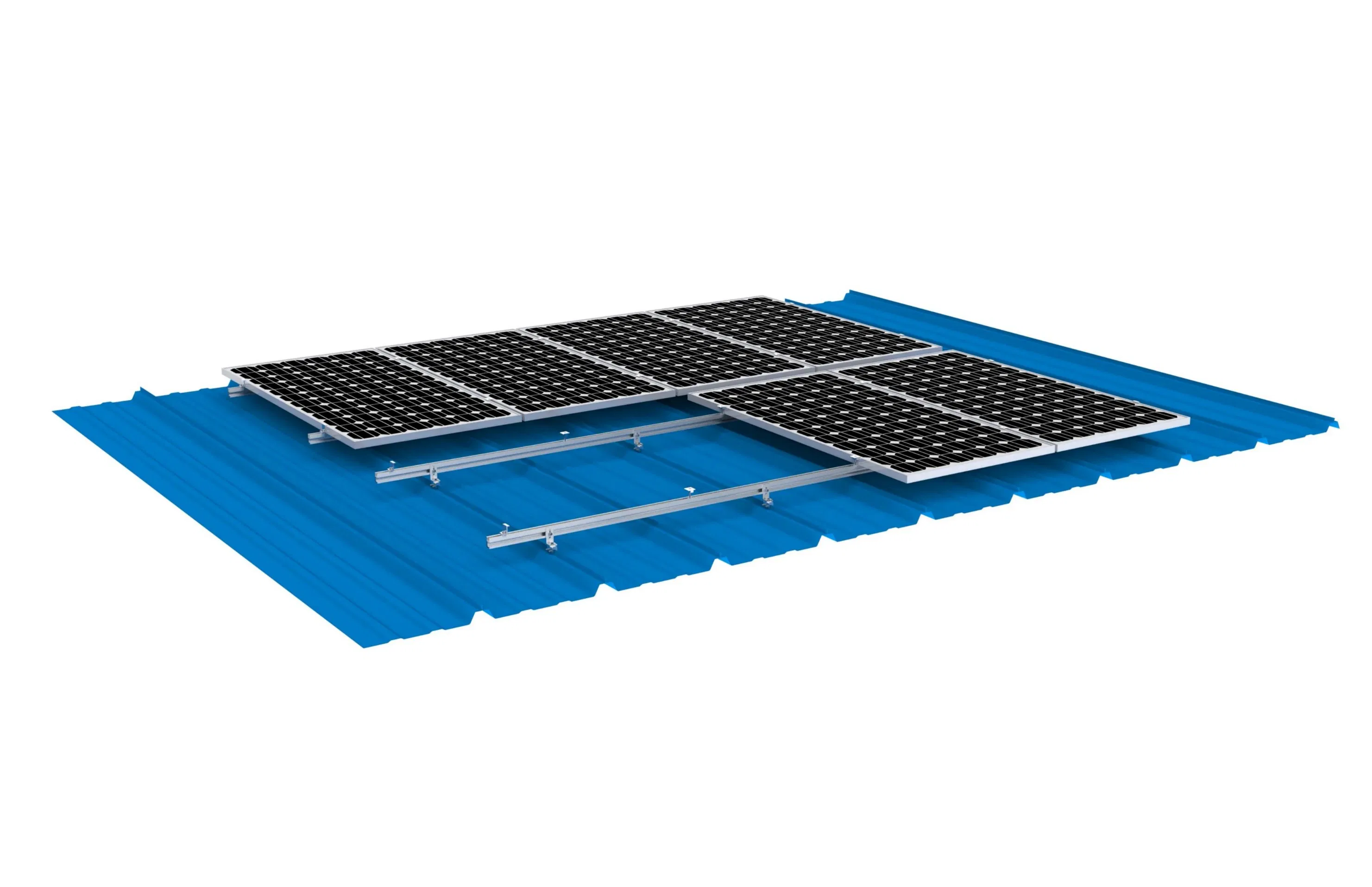 Lightweight Outdoor Durability Rooftop Solar Mounting for Industrial PV Systems