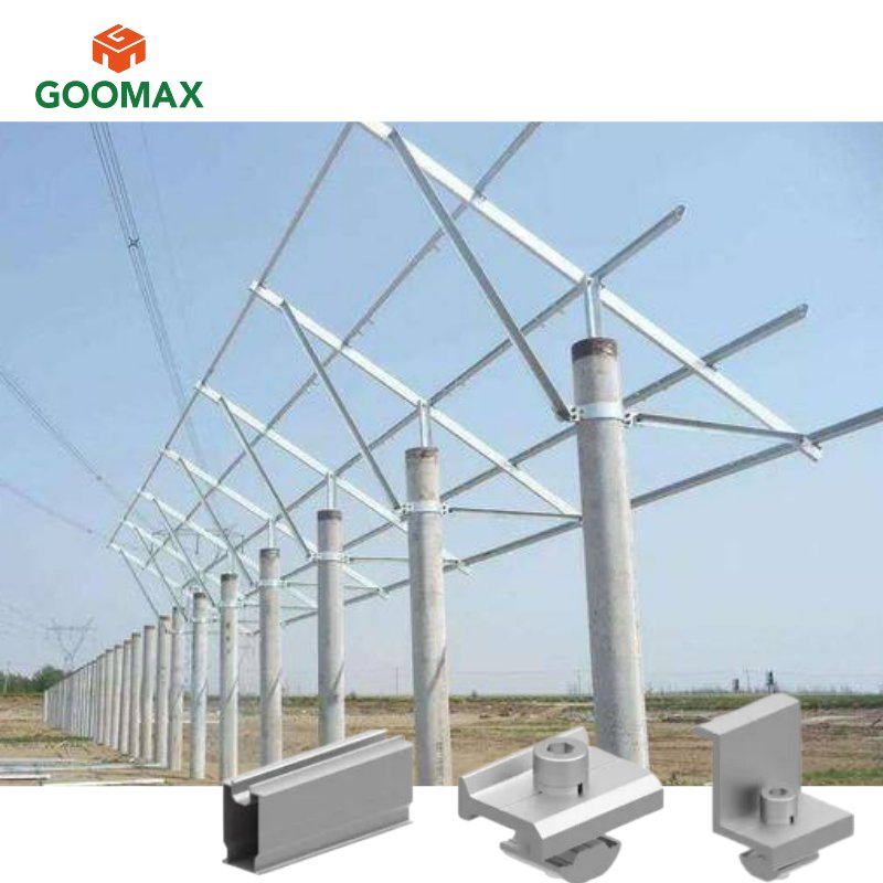Goomax Lightweight Ground Mount Solar Panels Bracket for Easy Handling