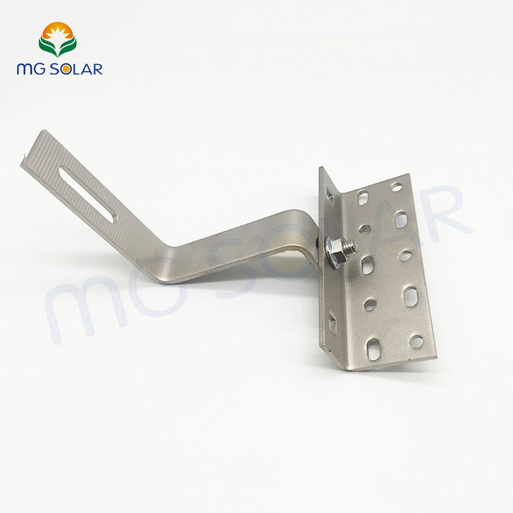 Solar Panel Roof Mounting System Accessories SUS304 Adjustable Shingle Roof Hook