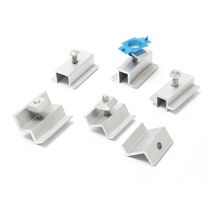 Solar Kits 35mm Solar Panel Aluminum MID Clamp End Clamp for Mounting
