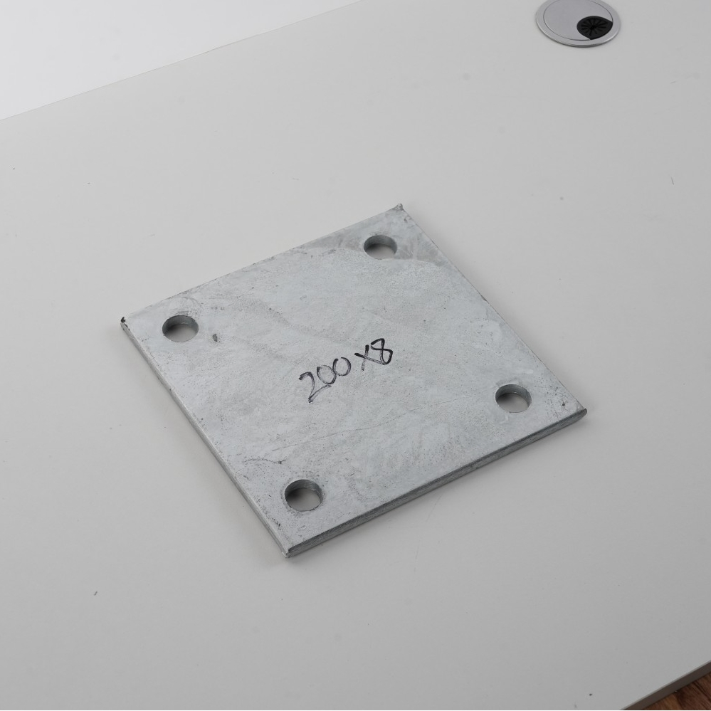 High Strength Solar Mounting Plate for Fixed Tilt PV Structure Systems