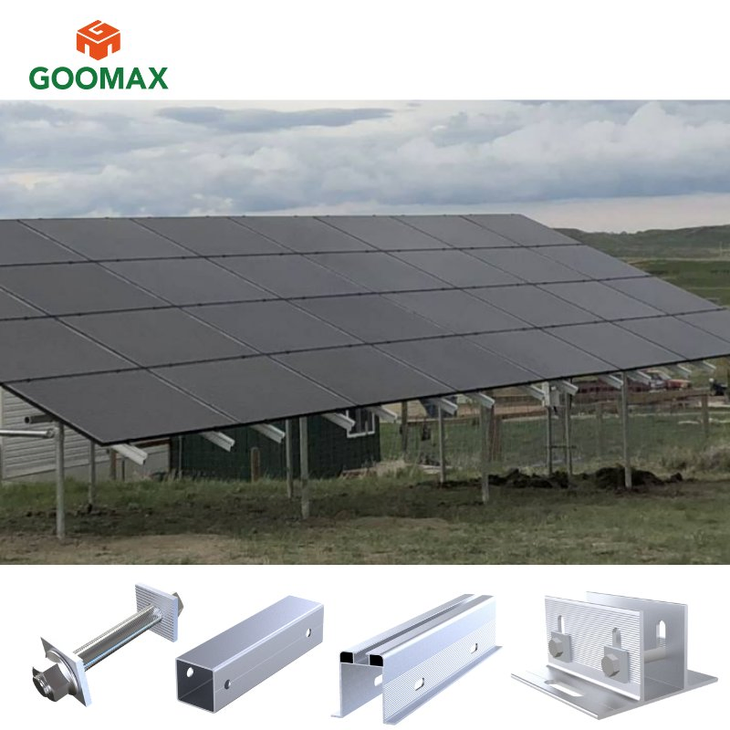 Goomax Lightweight Ground Mount Solar Panels Bracket for Easy Handling