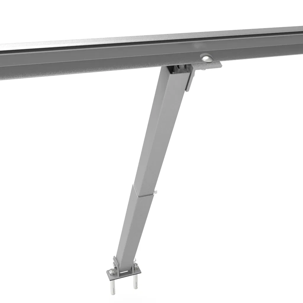 Hot Selling Roof Adjustable Tilt Front Rear Leg Solar Panel Mounting Bracket