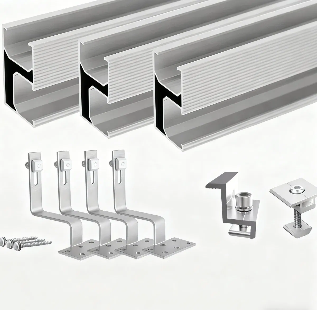 Dwin Lightweight &amp; Durable Weatherproof Solar Brackets - Quick-Install for Tile Roofs