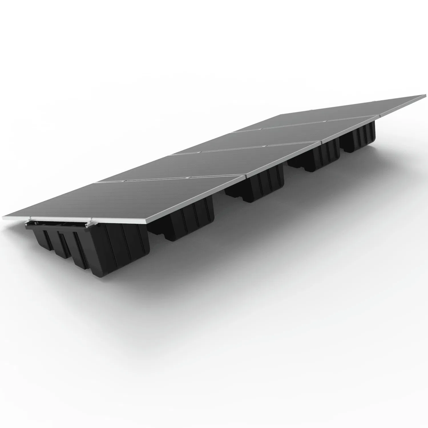 Best Selling PV Panel Bracket Plastic Ballasted Solar Mounting System with Component