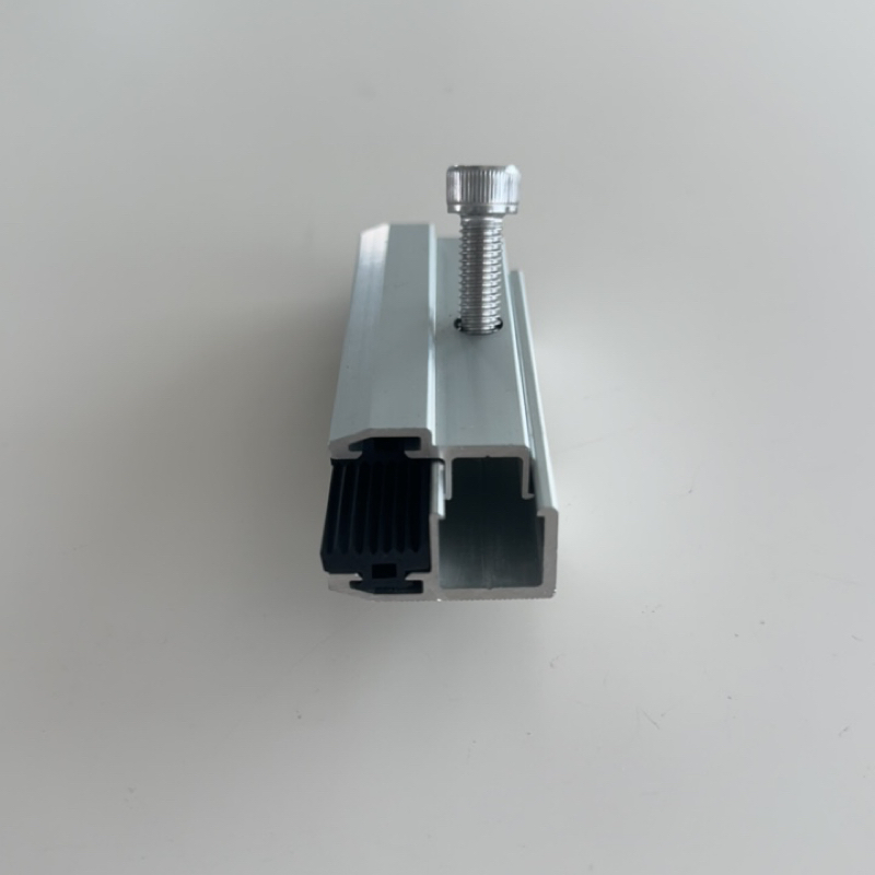 Lightweight Frameless Solar Panel Mounting End Clamp for Solar Roof Installations