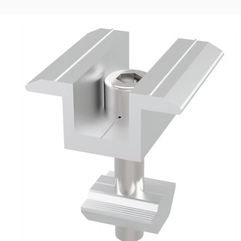 MID Clamp and End Clamp for Solar Mounting Systems Solar Panel Clamps