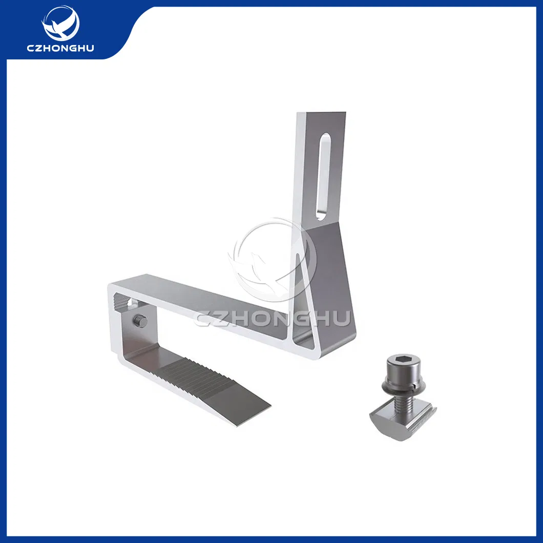 Czhonghu MID End Clamp China Distributor Open Field and Ground Solar Panel Fixing Module End Clamp