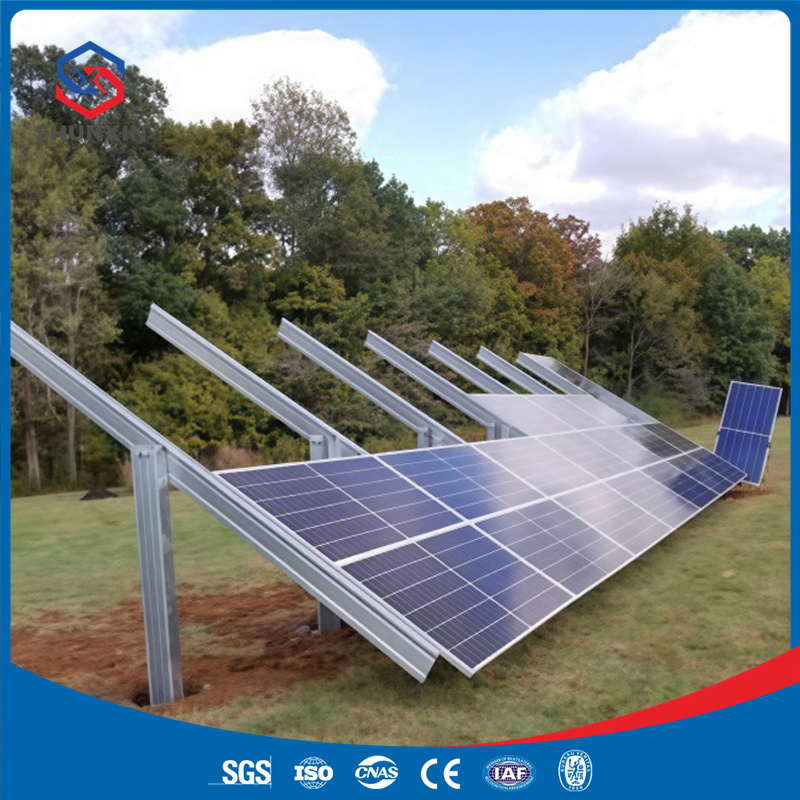 Ground Tilt Adjustable Solar Panel Pole Mounting Bracket