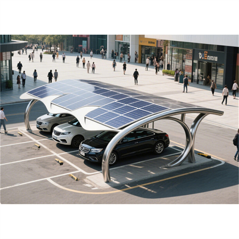 Customized Commercial Solar Panel Carport Solar Parking Canopy Solar Powered Carport Solar Bracket